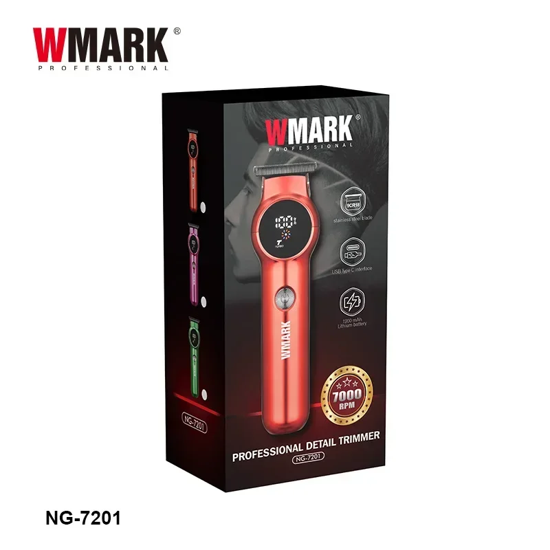 

2024 Новинка! Машинка для стрижки волос WMARK NG-7201, электрическая машинка для стрижки волос, лезвие T-style 440C(9CR18) для порошковой металлургии