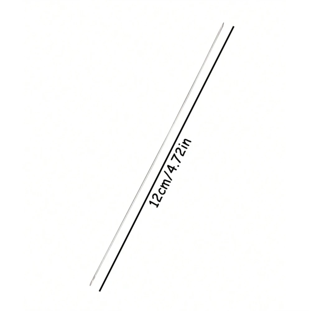 10PCS Super Long Stainless Steel Beading Needles 12CM Easy Jewelry Making Tools Beading Pins for Beading DIY Jewelry Making