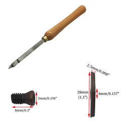 Set di utensili per tornitura del legno in metallo duro per tornitura del legno di strumenti per tornio per rifinitore per sgrossatura + 1 pz inserto a forma di diamante