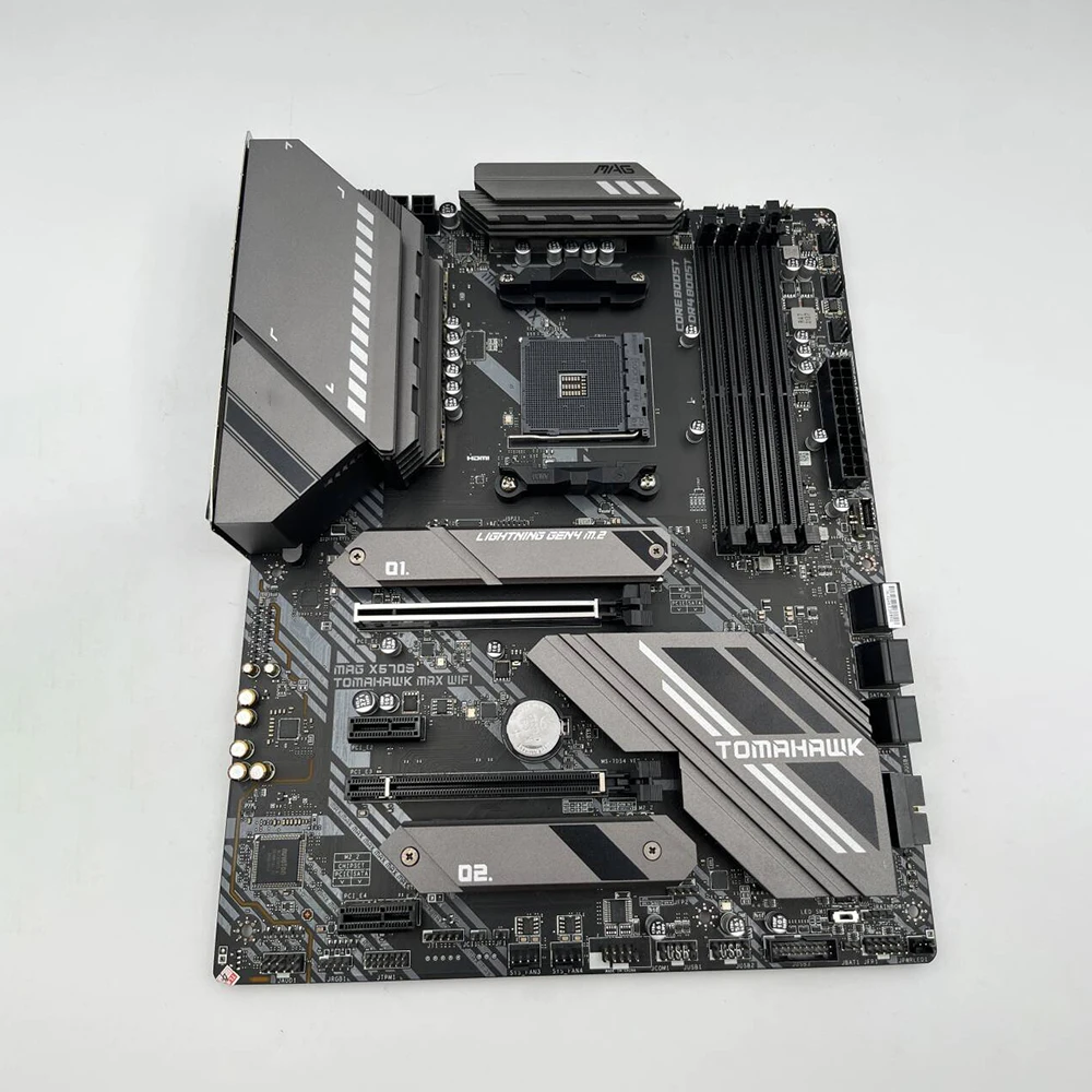 AM4 DDR4 128G PCI-E 4.0 M.2*2 SATA3 USB3.2 ATX Desktop Motherboard MAG X570S TOMAHAWK MAX WIFI - view 6