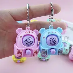 10x Rock Paper Scissors Toy Random Keychain for Teens Boys Children