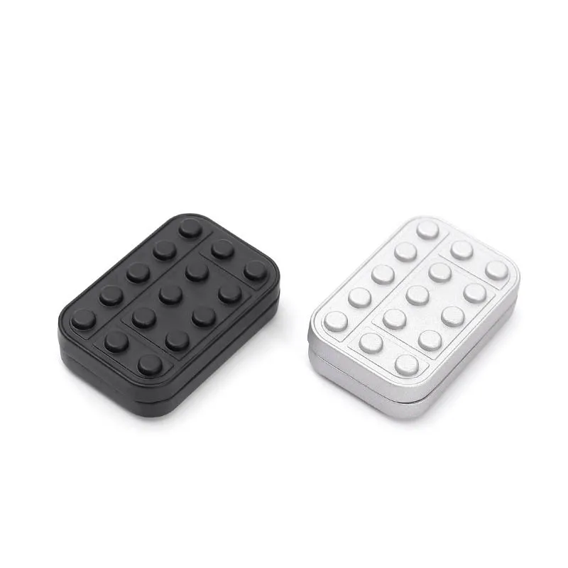 Ilimitato Bit EDC Push Sliders Giocattolo Cubo di Metallo Mano Spinner Agitarsi Giocattolo Per Adulti Portatile Haptico Autismo Push Card Giocattoli Alleviare Lo Stress