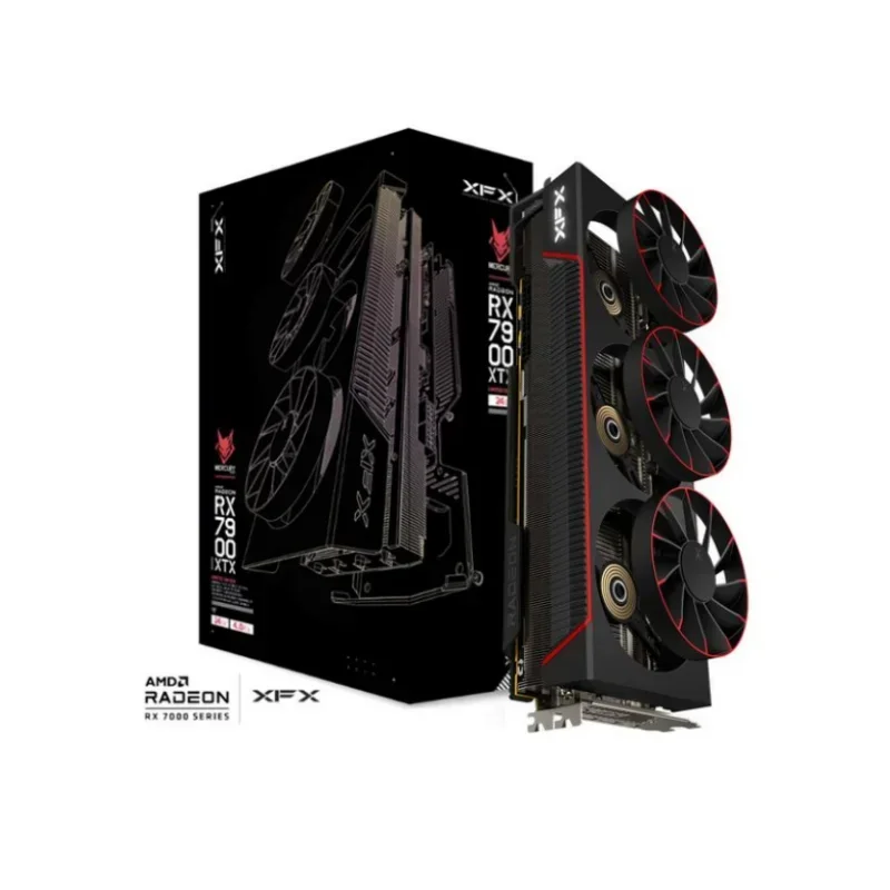 AMD Radeon RX 7900 XTX Magnetic Air Gaming Graphics Card RX7900xtx video card 24gb GDDR6 memory asic al box 360gh