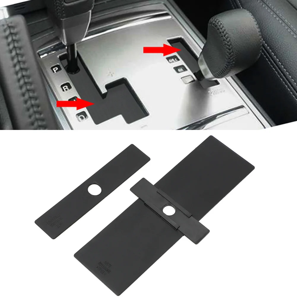 3pc Car Gear Shift Lever Panel Dust Cover For MITSUBISHI For Pajero V93 V80 V87 V97 For Montero V73 V77 8015A066 8015A065 Access