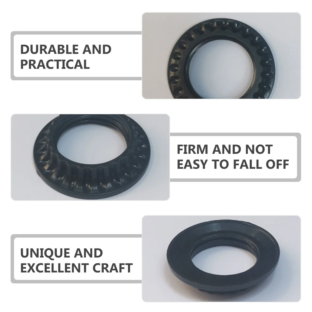 

50pcs Anti-Slip Socket Ring High Temperature Resistant Nylon E26 Lamp Holder Replacement Adapter Retaining Ring For Light
