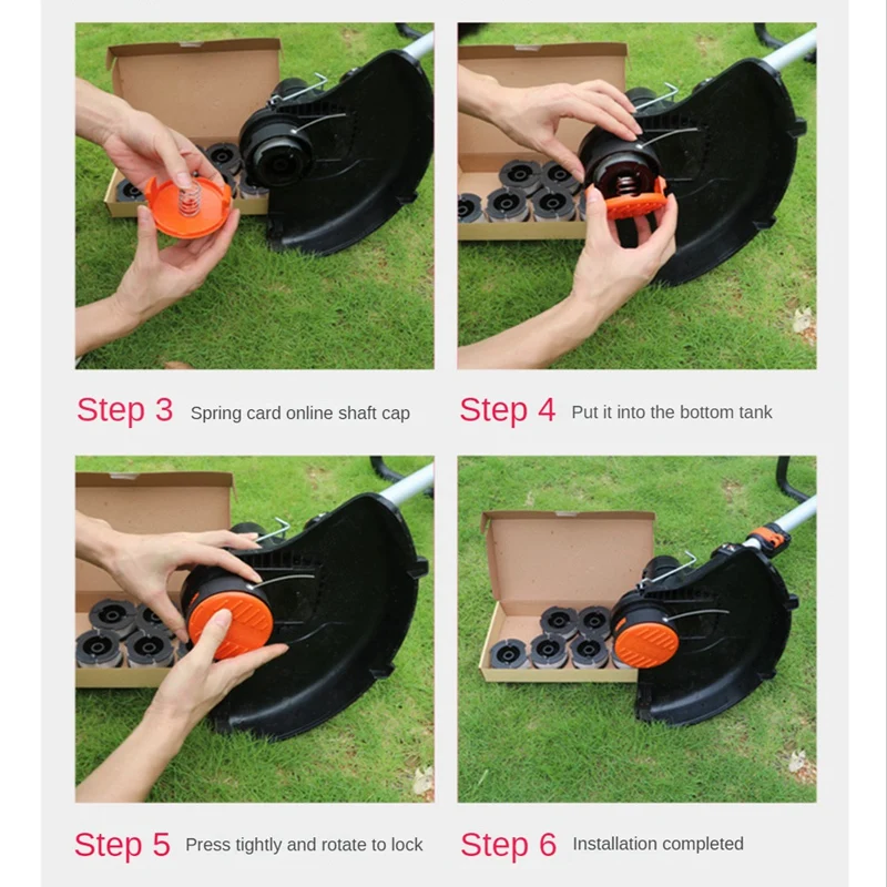 Cutting Rope ABS Cutting Rope Replace Cutting Rope For Black Decker AF-100 Straw Rope 3 Coil Suit Straw Head Garden Tool