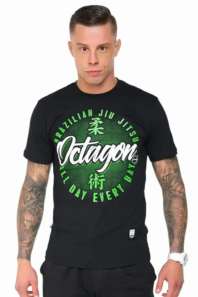 Men's T-shirt Octagon Brazilian Jiu Jitsu Multi Listing Premium Quality