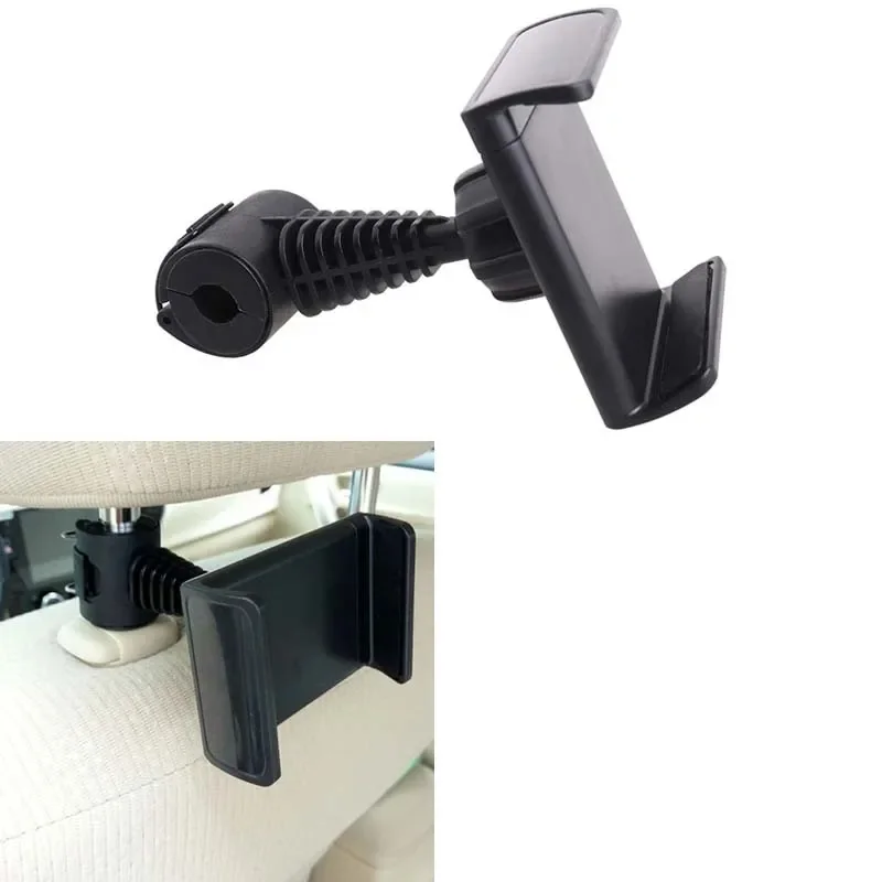 2 Pcs Car Truck Back Seat Headrest 360 Degree Rotation Mobile Phone Holder Car Accessories