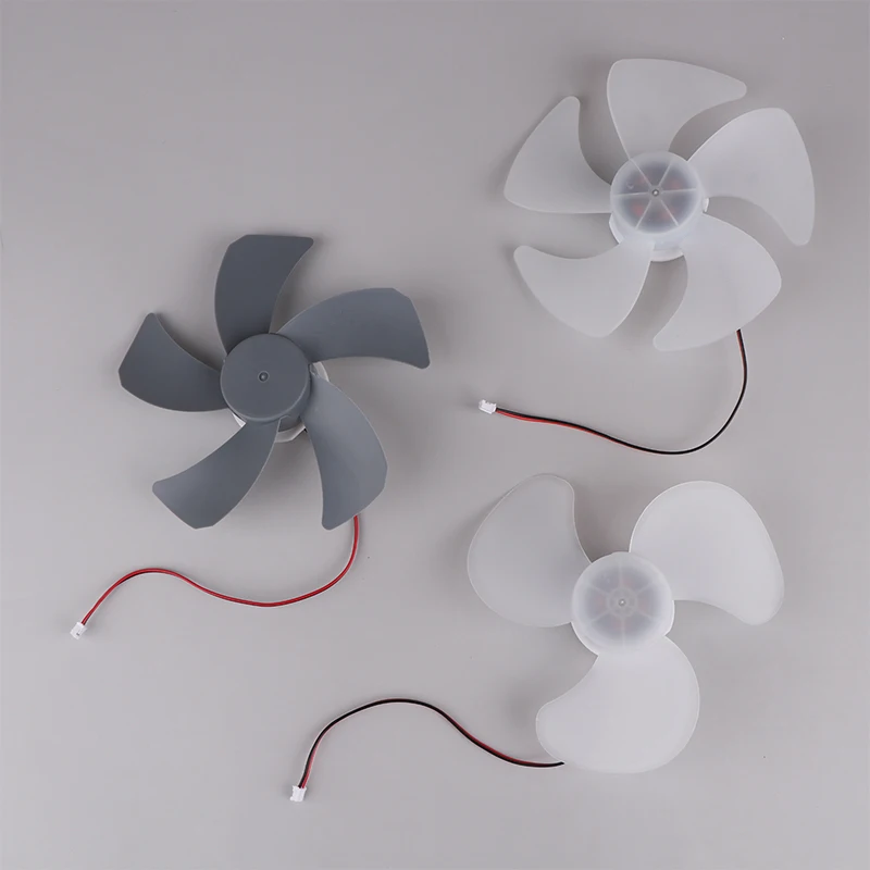 6Inch USB Motor 3/5 Blades Brushless Fan Motor DC5V-9V Fan Motor Desktop Fan Core With Fan Blades High Air Volume