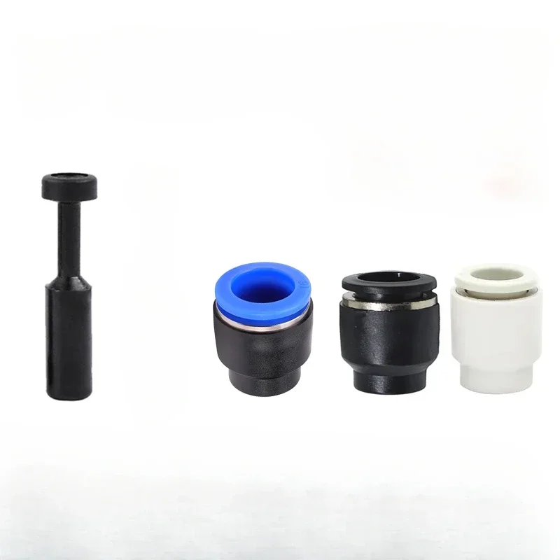 1Pc PP PPF 4mm 6mm 8mm 10 12 14 16mm Pneumatic Push To Connect Fitting Pipe Plug Hose Sealing Connector Hose Sealing Connector