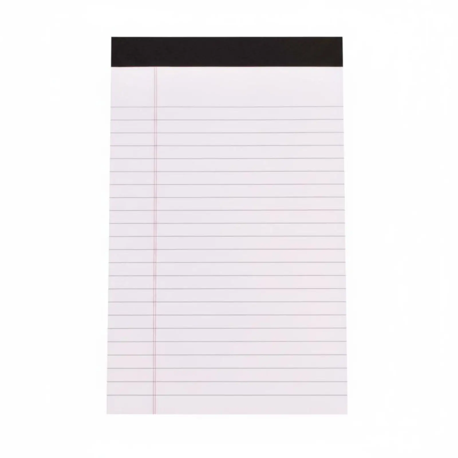 Medium Tear-off Notepad No Ink Bleed Lined Writing Pad Sturdy Backing Board Lined Writing for Students, Classroom, Meetings