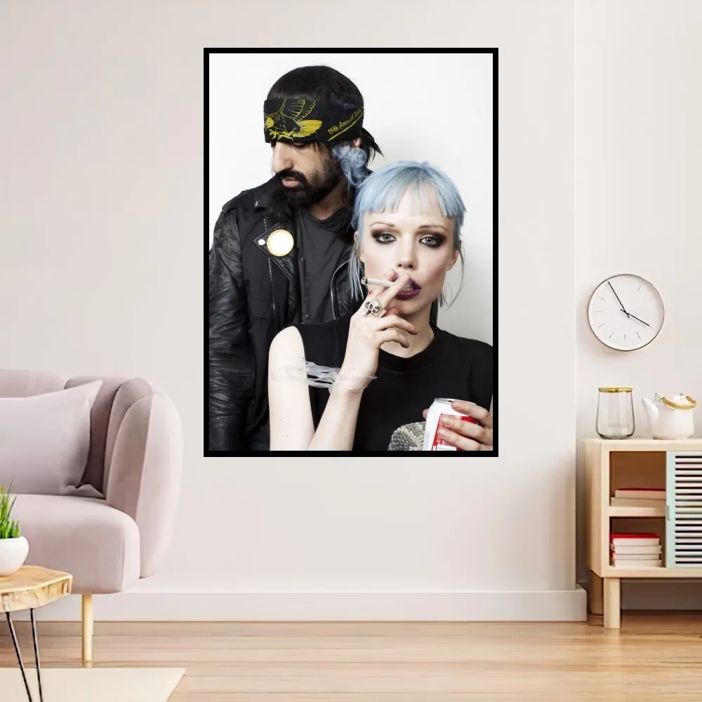 Crystal Castles Band Poster Prints Wall Painting Bedroom Living Room Decoration Office Small