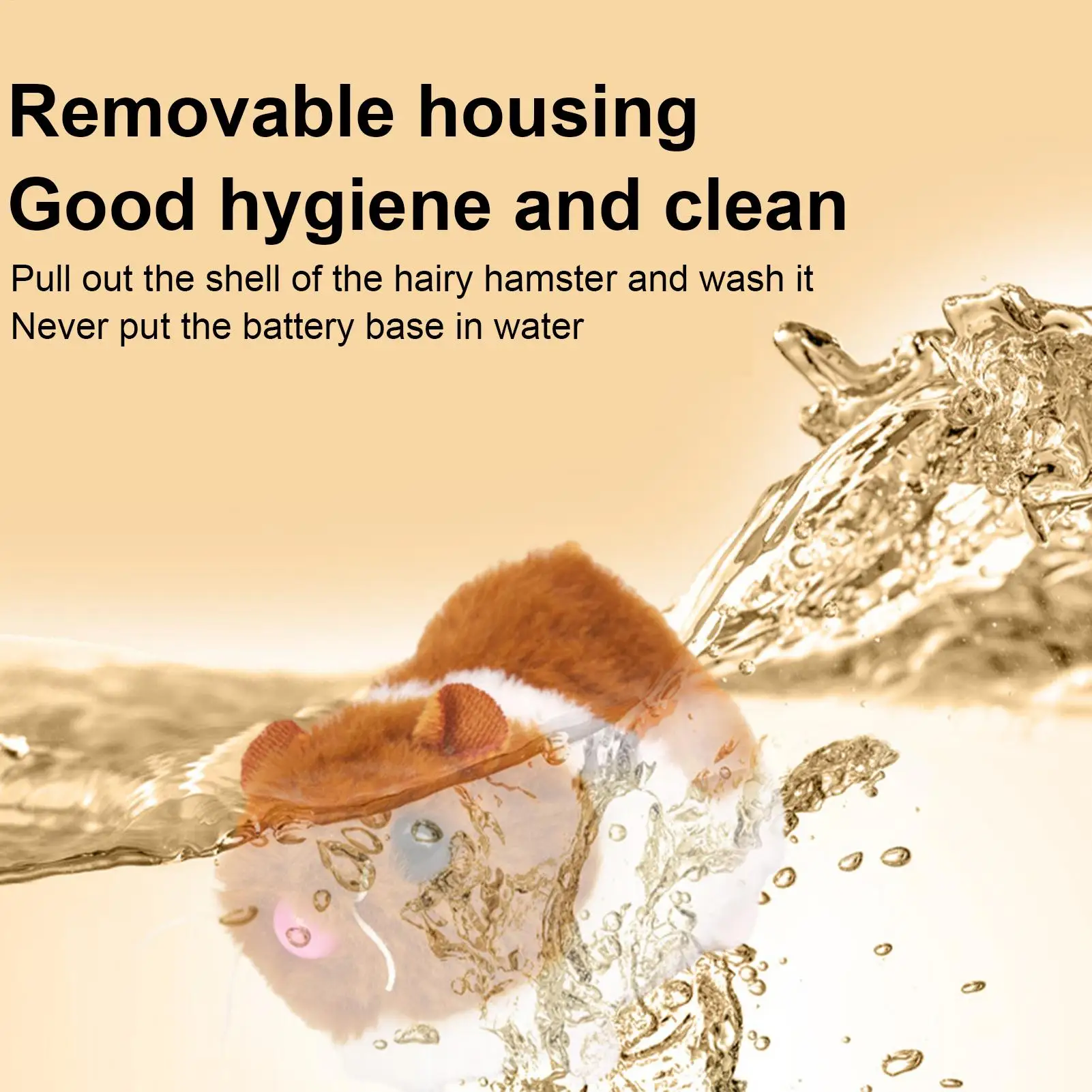 Brinquedo eletrônico de hamster para animais de estimação, simulação interativa, modelo de coelho de pelúcia com suporte, jogo de roda de exercício para cachorro, gato, menina