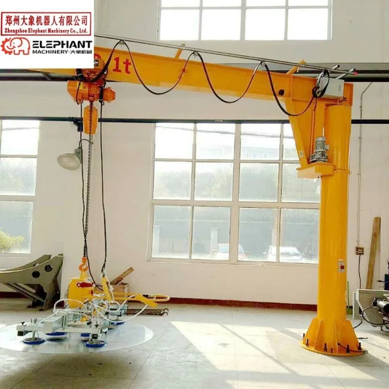 Customized Portable Column Jib Crane 2-3 Ton Design Calculation 500Kg-1000Kg Gear/Bearing/Motor Core Components 2-3 Ton Jib Cran