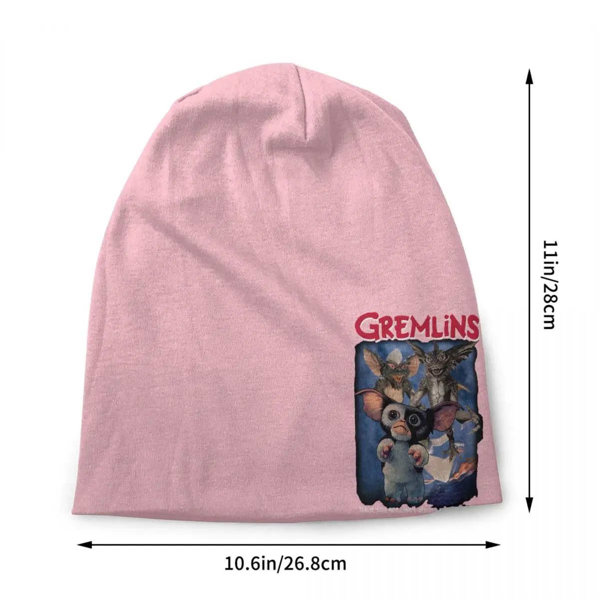 Custom Gremlins Mogwai Skullies Beanies Caps Unisex Knit Hat Women Men Adult 80s Movie Gizmo Monster Bonnet Hats Outdoor Ski Cap