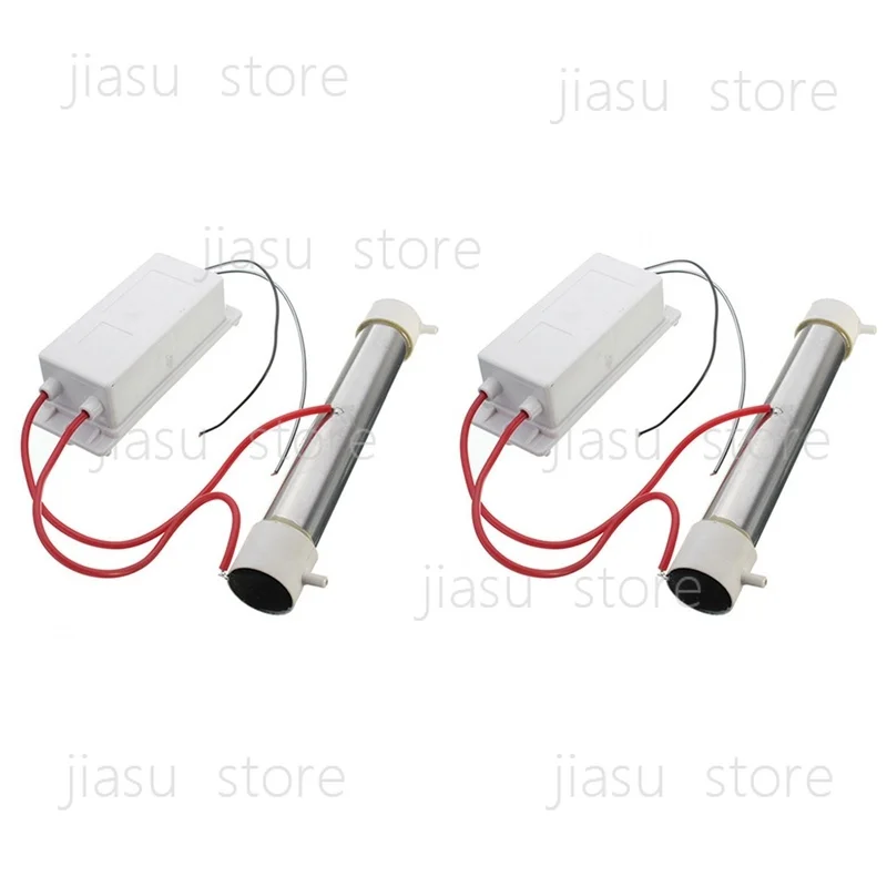 2X 3G Ozone Generator 220V Air Purifier Ozone Sterilizer Stainless Steel Quartz Tube Air Ozonator