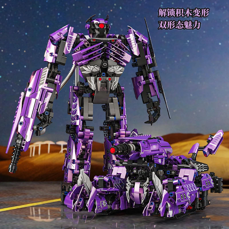 Neue T2097 1058 stücke MOC Science Fiction Filme Roboter Bausteine Montage Mecha Ziegel Modell Spielzeug für Kinder Geschenk Set