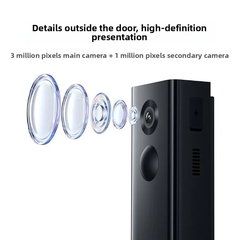 Xiaomi Smart Doorbell 4 HD Dual Camera Long Battery Life Human Recognition Infrared Sensor Large Field Of View Outdoor Doorbell