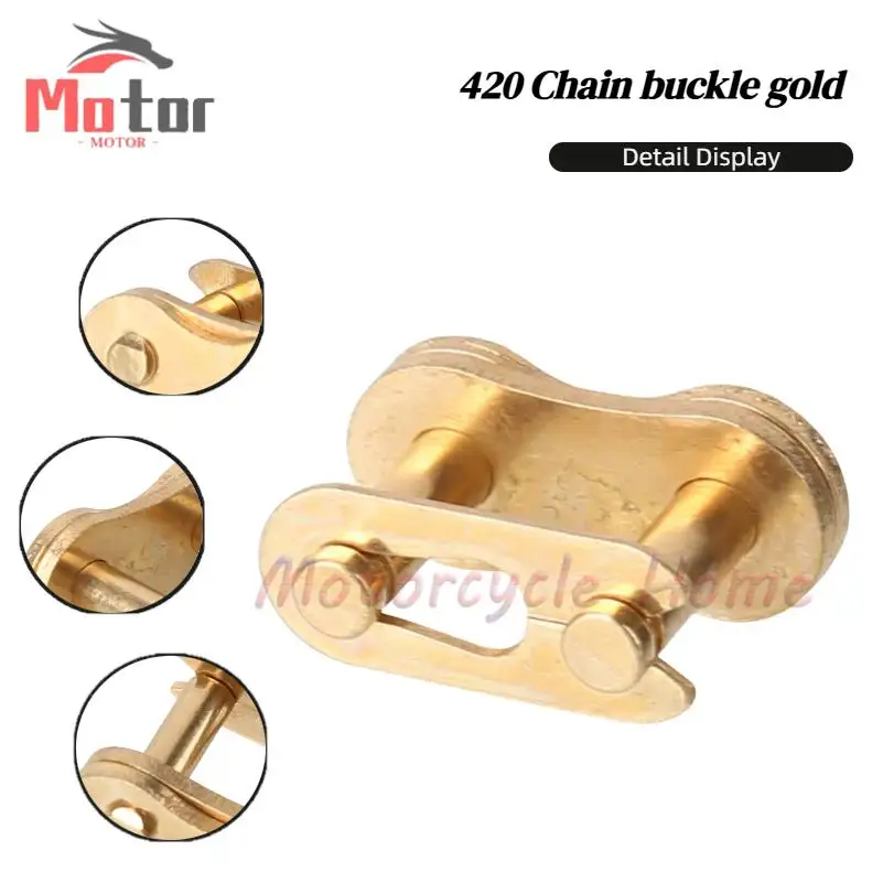 

Motorcycle chain buckle link, chain connector main joint link with O-ring chain lock, four-wheel ATV motorcycle chain buckle