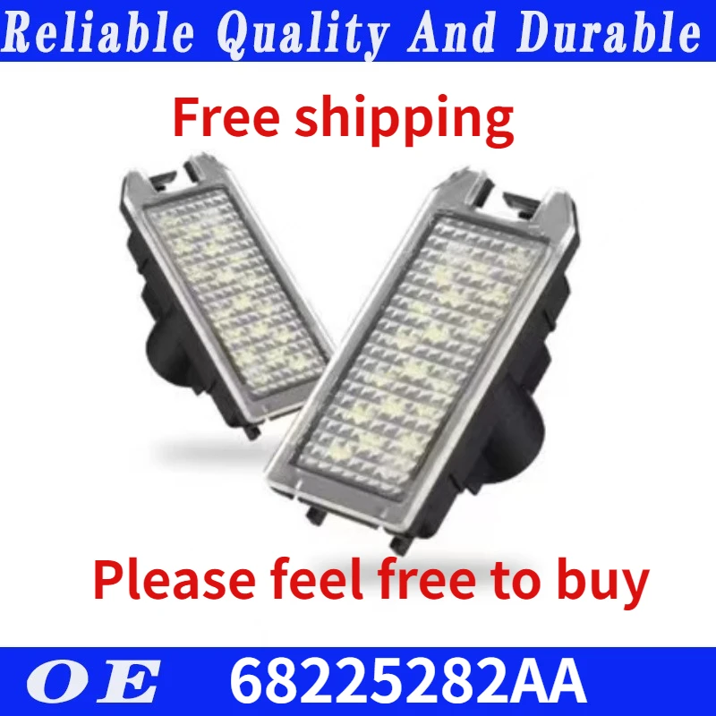 A pair Original genuine  Plate LED Light For Jeep Grand Cherokee WK 2014-2016 68225282AA