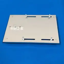 Mesa de disección de ratón de acero inoxidable, mesa de operaciones de ratón, placa de disección de rata, placa de fijación de ratón
