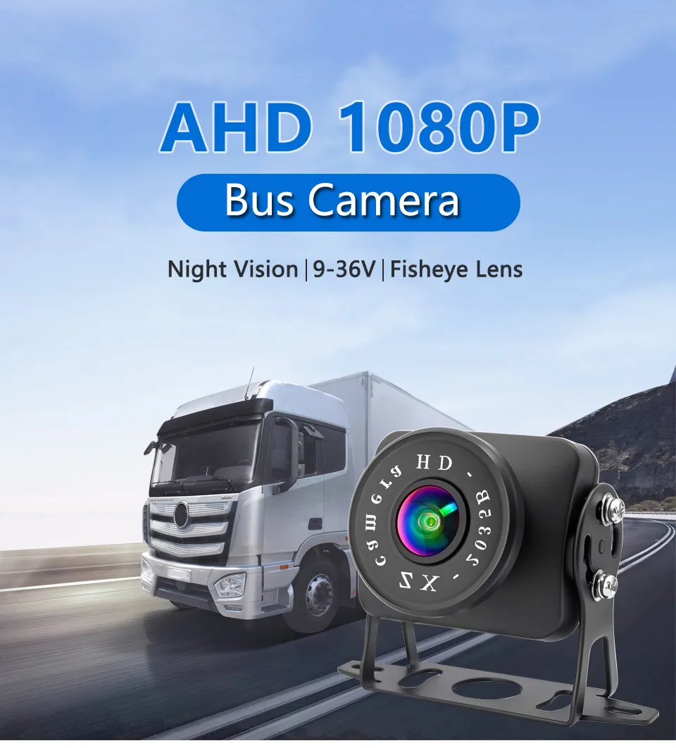 Smartour 1920*1080P AHD Backup Kamera 9V-36V für Bus Lkw Fahrzeug Überwachung CCD HD Nachtsicht Auto Überwachung Kamera – Detail 1