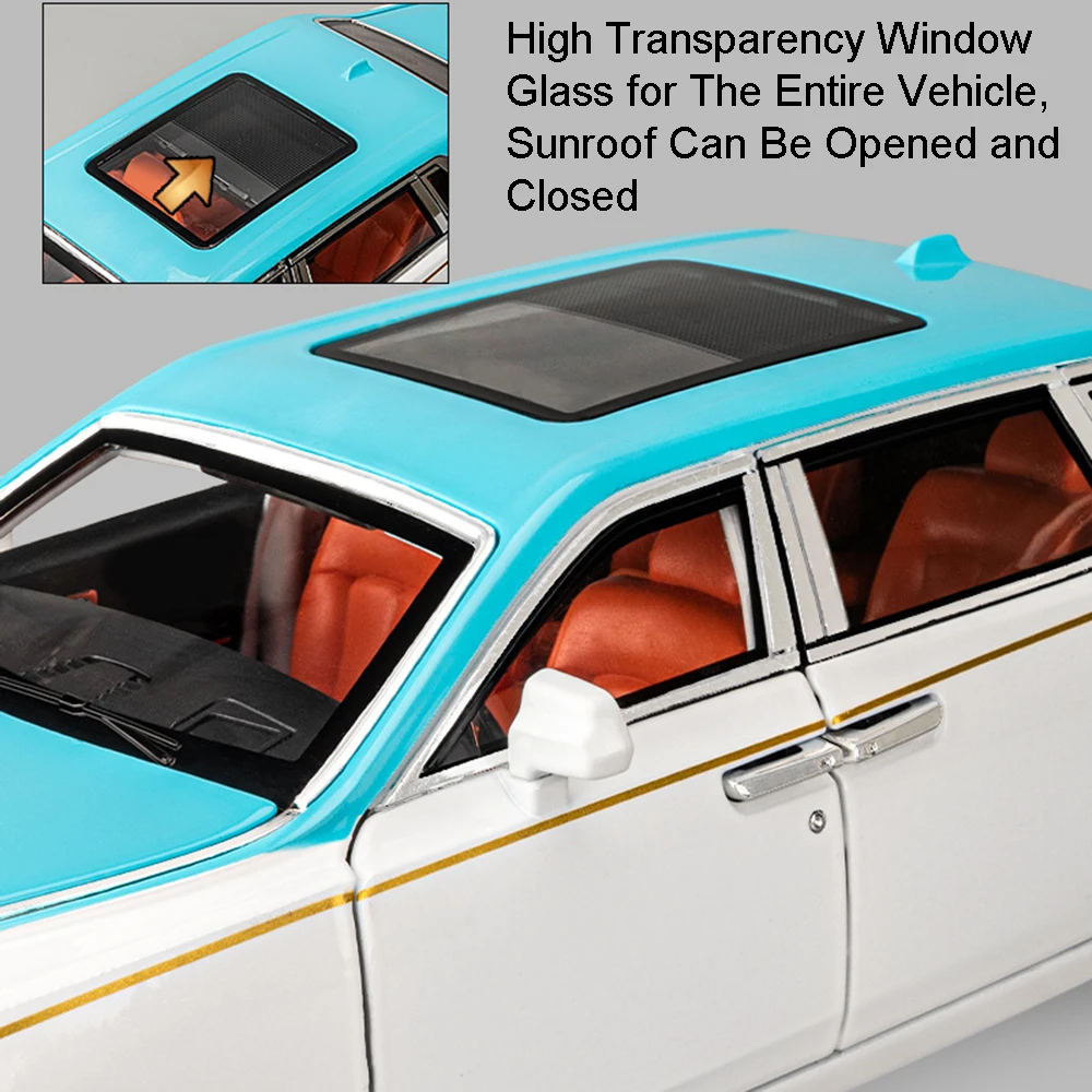1:18 롤스로이스 팬텀 장난감 자동차 모델 합금 다이캐스트 혼다 어코드 자동차 소리와 빛 풀백 도어 오픈 장식 차량