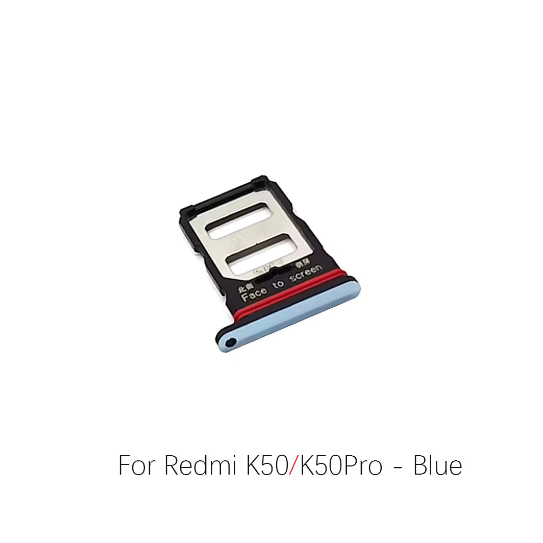 For Xiaomi Redmi K50 K50Pro K50Ultra Sim Card Tray Slot Holder Socket Repair Parts