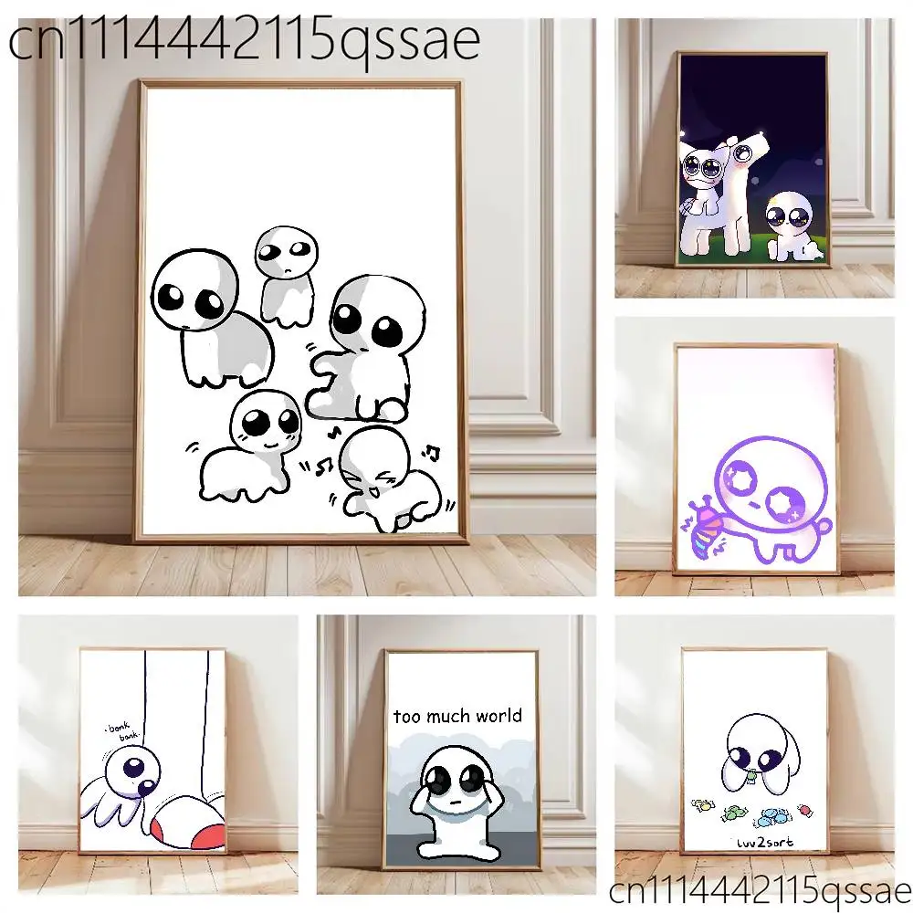 TBH Autism Creature Yippies Rolled Poster Cartoon Wall Art for Nursery Kid Room Playroom Cute Princes Painting Home Room Decor
