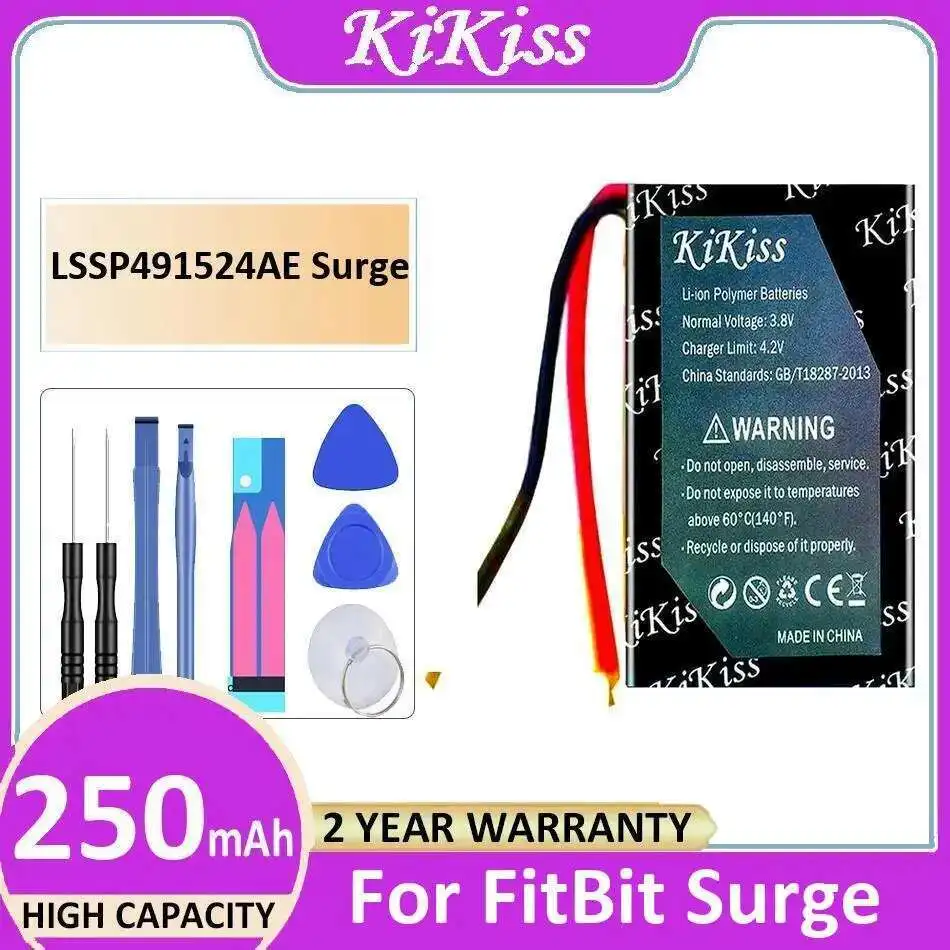 

Long Lasting Sports Watch Battery 250Mah Stable For Fitbit Surge LSSP491524AE