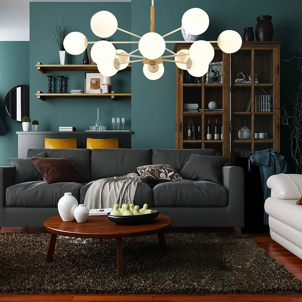 18 سنتيمتر عاكس الضوء الزجاجي خمر قلادة غطاء خفيف قوي متعدد الوظائف ل الثريا الكريستال مصباح ديكور المنزل