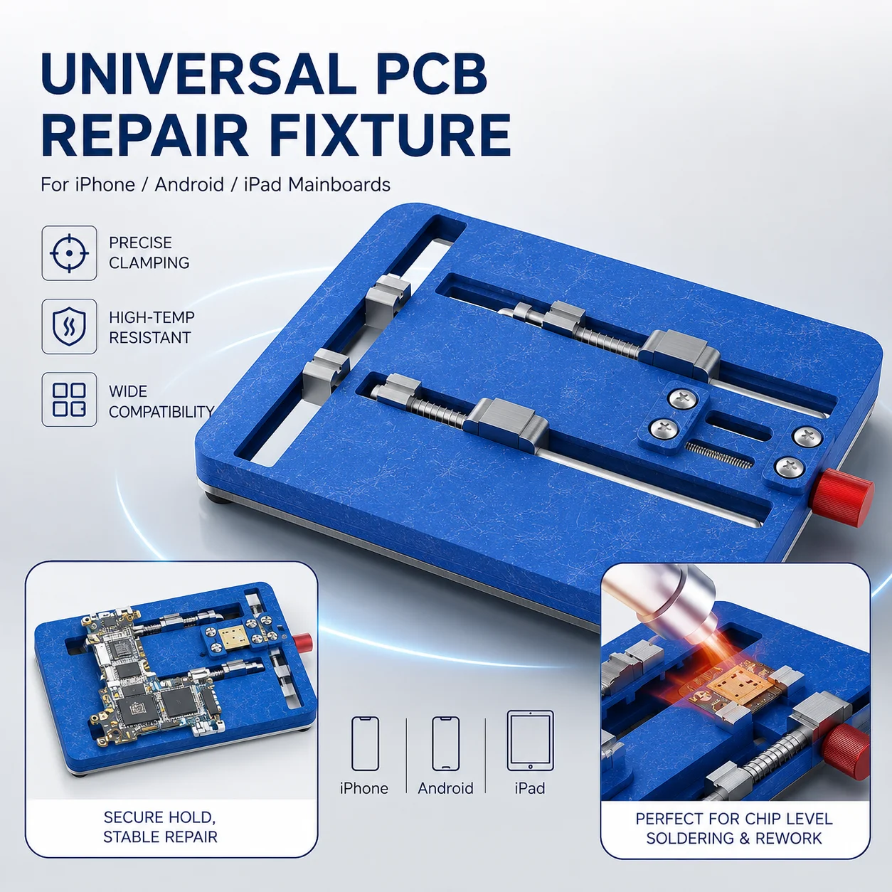 support-de-fixation-xzz-t2-pour-carte-mere-iphone-et-android-pince-de-reparation-de-circuit-imprime-resistante-aux-hautes-temperatures