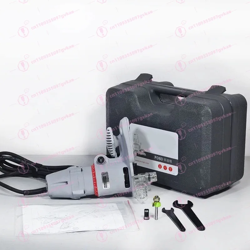 Woodworking Shaped Chamfering Gong Machine - PVC Edge Trimming Wood Board Cutter Tool for Precise Trimming and Finishing