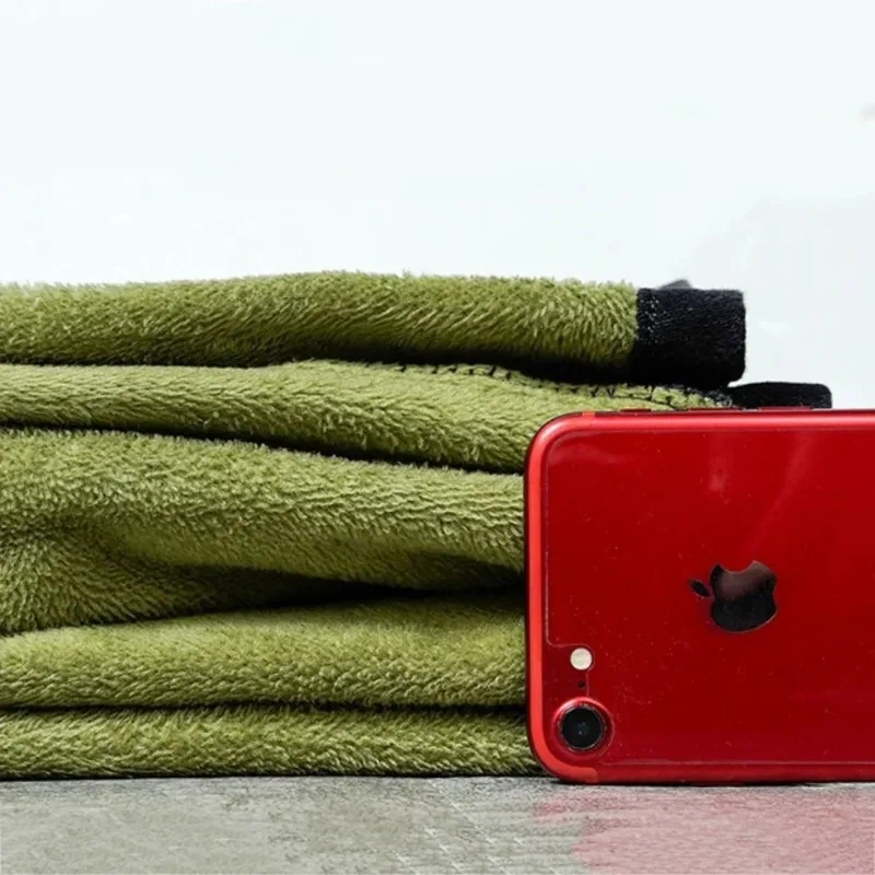 Women New Winter Elastic High Waist Harem Vaqueros Bleached Embroidery Fleece Denim Pants Plus Velvet Baggy Vintage Warm Jeans