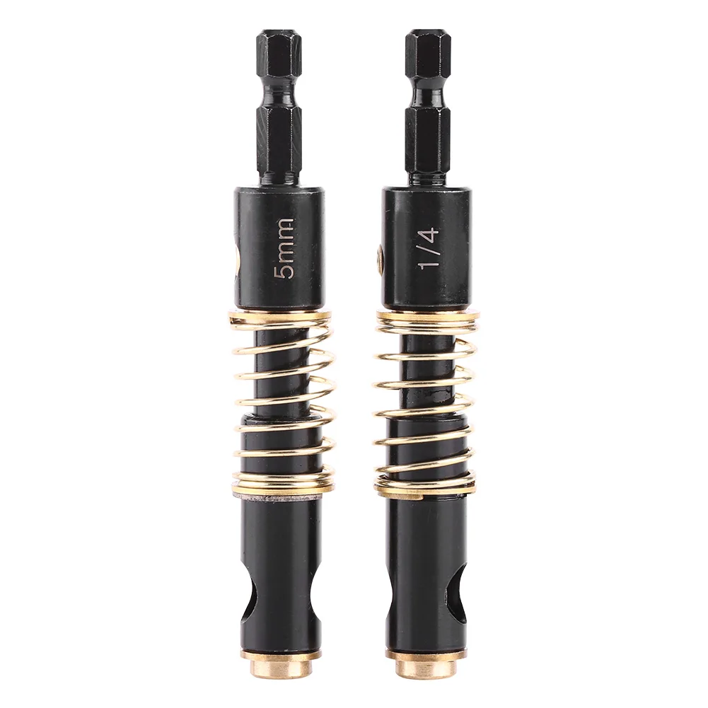 

1/4'' Hinge Center Bit, 5/6.35mm, 1/4" Black Hinge Drill Bits Reaming Drilling Wood Plastic 1/4inch Hex Shank