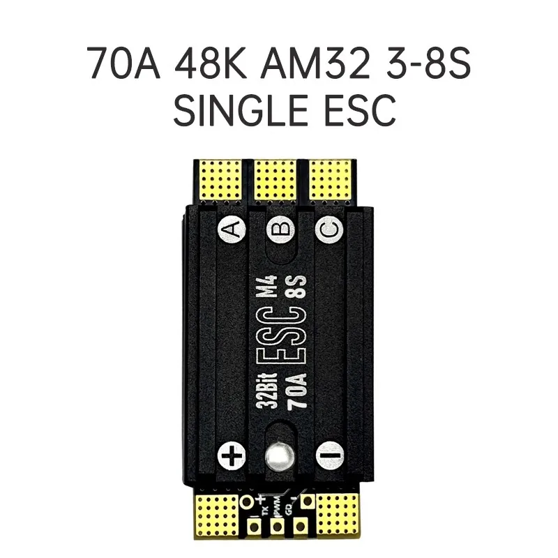 Aocoda-RC 48K AM32 3-8S 70A / 80A Pojedynczy ESC do części dronów wyścigowych FPV