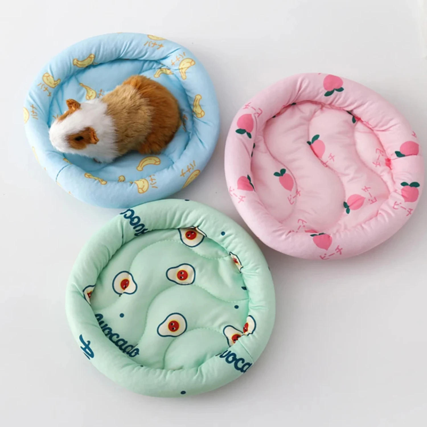 

Thick Small Animal Bed Nest Soft Warm Bed Guinea Pig Chinchilla Rat Rabbit Bed Cage Nest House Breathable Cushion Sleeping Mat