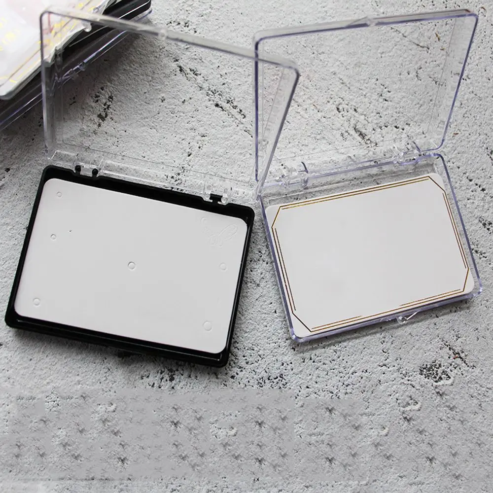 Nagel Sammlung Board Geschenk box transparente quadratische Flip Box Nagels pitzen Display Container Nagel Aufbewahrung sbox falsche Nagel Organizer