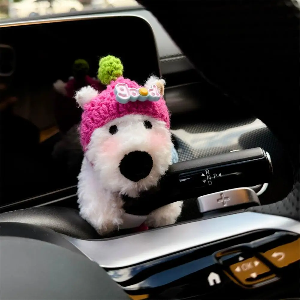 Car Gear Shift Decoration Accessories Cute Dolls With Turn Signal Windshield Wiper Rearview Mirror Auto Ornament Children\'s Toy