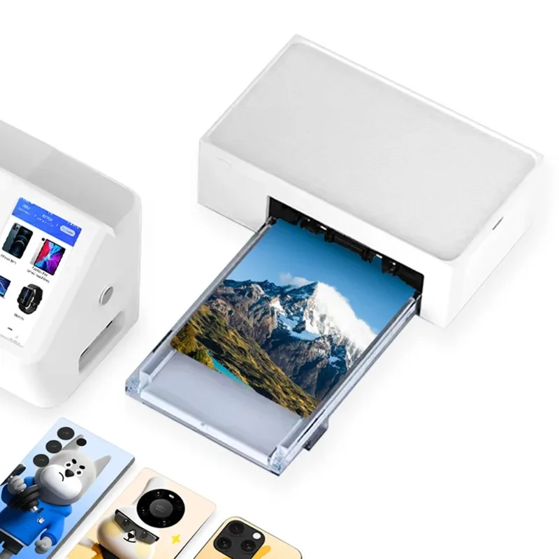 

Mini Portable Colorful Sublimation Thermal Printer Photo Phone Back Printing Machine Film Cutting Printers Scanners Product