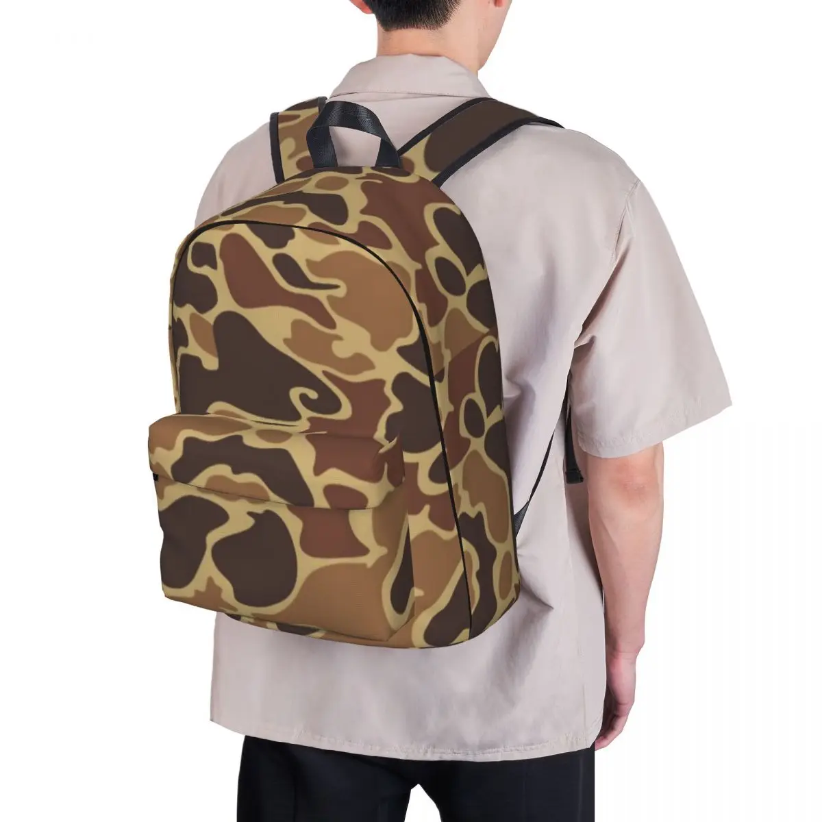 Duck Camo Backpacks Large Capacity Student Book bag Shoulder Bag Laptop Rucksack Fashion Children School Bag