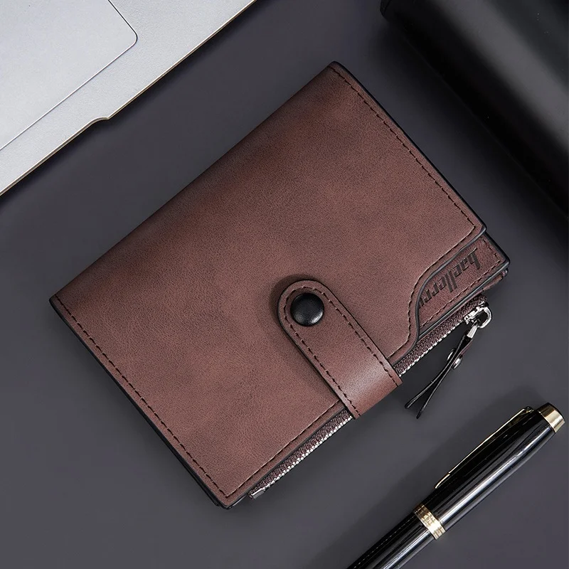 Men'S Wallet Slim Wallet Leather Wallet Credit Card Holder