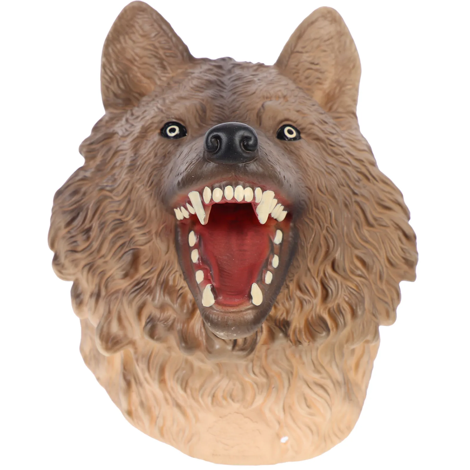 Vinyl Animal Hand Puppet Interactive Play Educational Storytelling Puppet for Kids Parent Child Role Play Performance Game