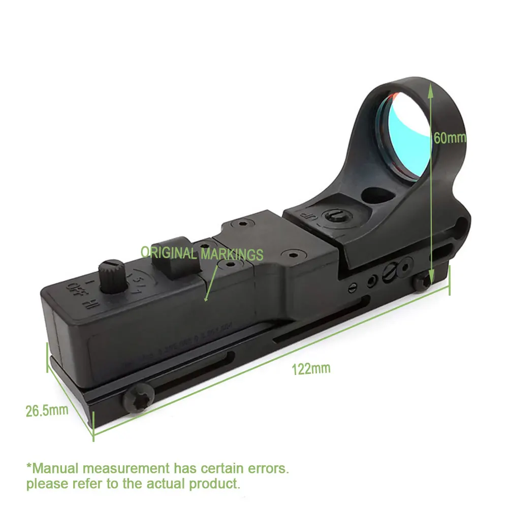 SOTAC Tactical C More Red Dot Sight Hunting Weapon Adjustable Railway Reflex Optics Sight Scope Fit 20mm Rail