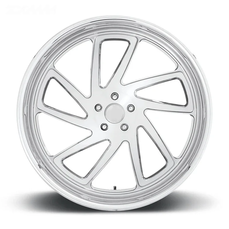 Car Rims 2 Piece 19 20 21 22 24 Inch 5x120.65 Full Chrome Deep Lip Forged Alloy Wheels For Chevy Silverado Chevrolet