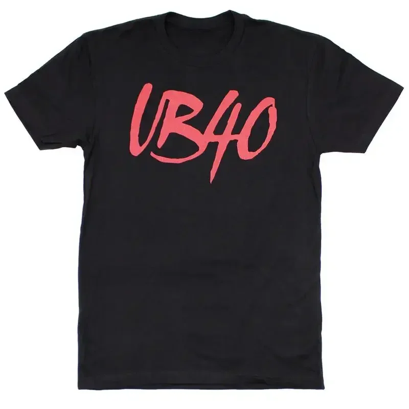 Men'S Ub40 Red Wine T Shirt X Large Black
