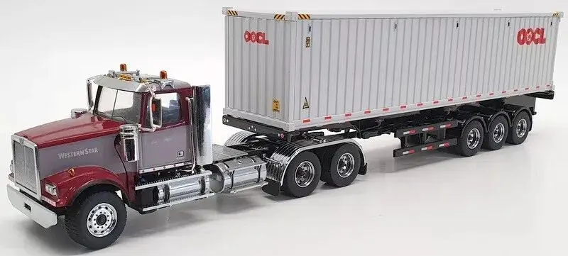diecast-1-50-scale-western-star-oocl-container-transport-cargo-truck-4900-car-model-collectible-toy-souvenir-display-ornament