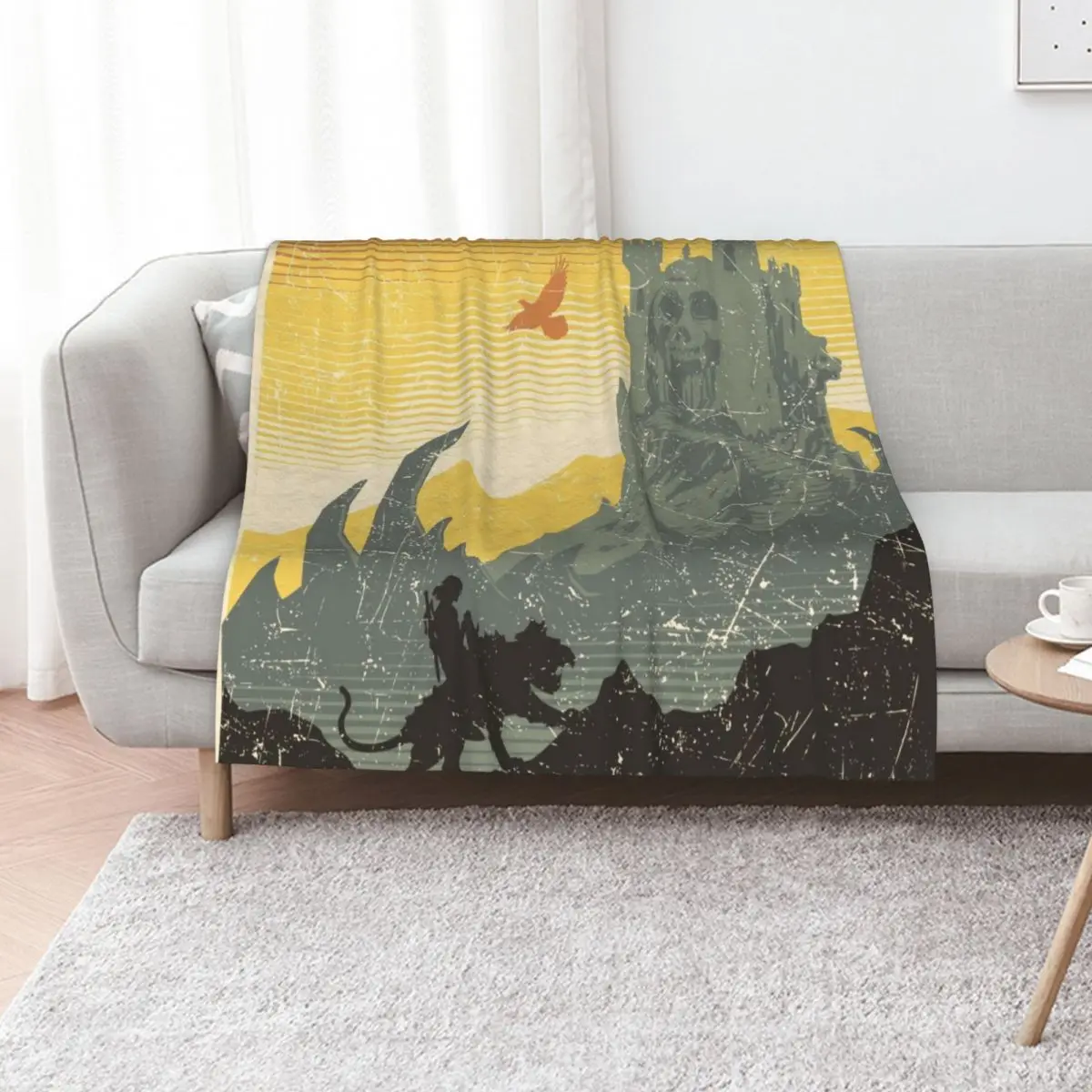 Discover Eternia (sunrise) Throw Blanket Soft Plush Plaid Thermals For Travel Plaid on the sofa Large Quilt for sofa Blankets