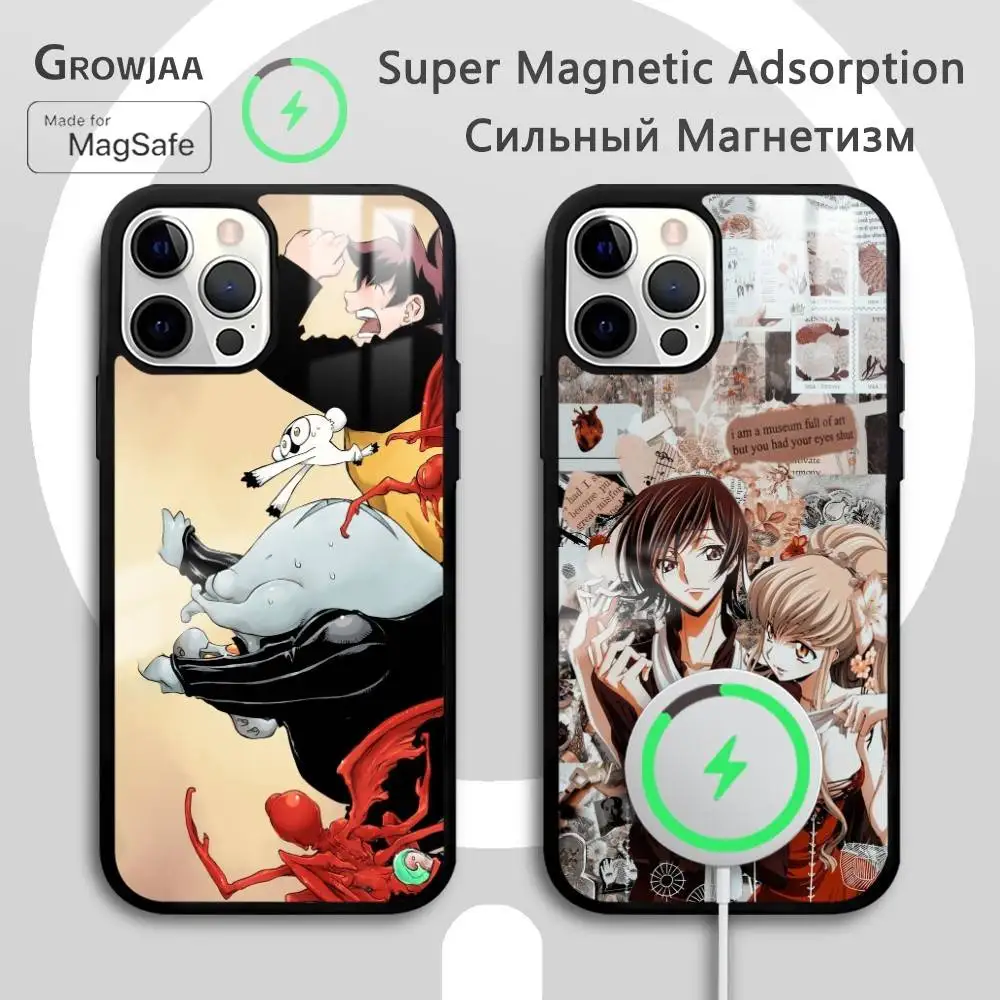 

C-Code Geass Lelouch Rebellion Phone Case For IPhone 16 15 14 13 12 11 Pro Max Plus Mini Magsafe Mirror Wireless Magnetic Funda
