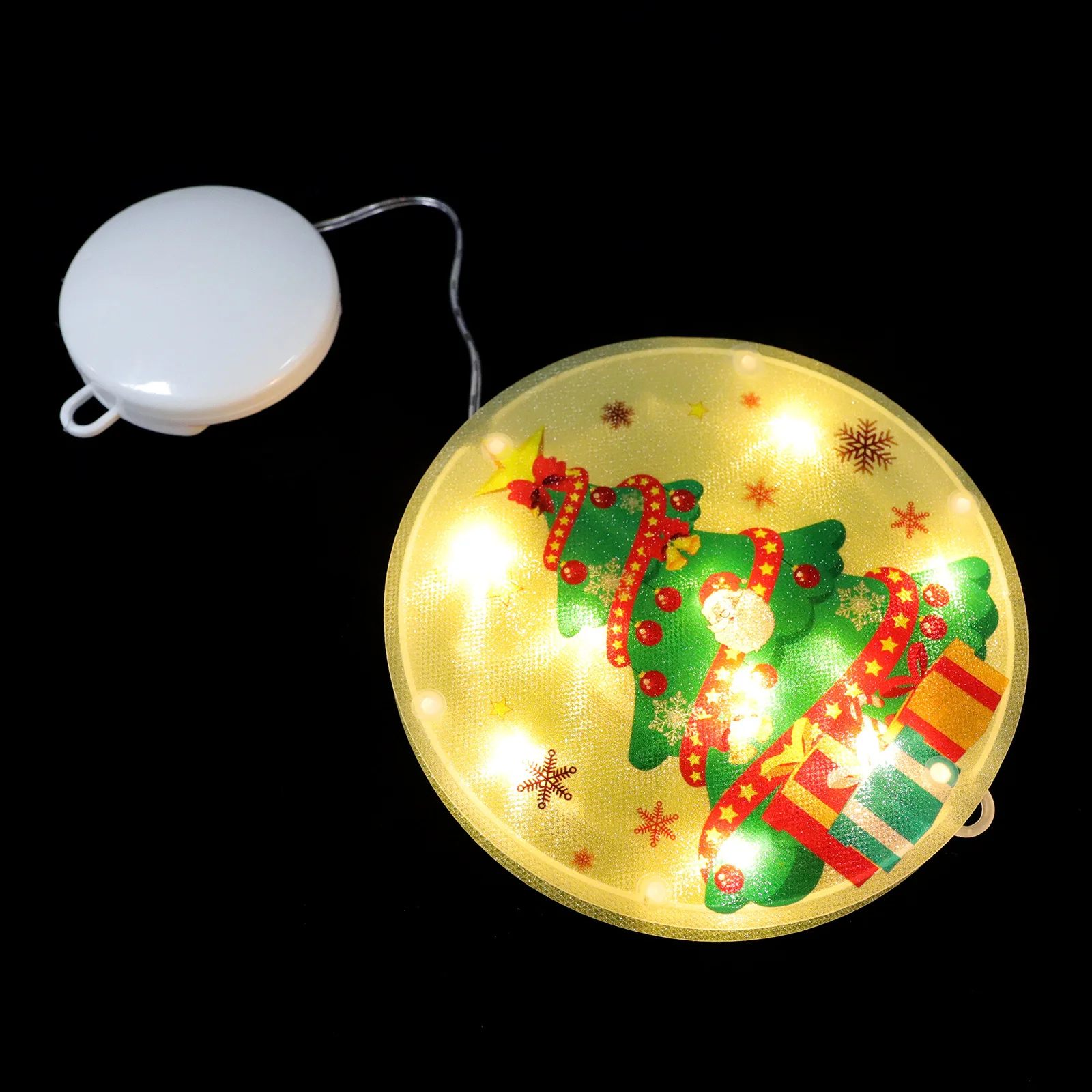 1 pçs led cor luz pingente de alta qualidade janela de natal pendurado decoração para loja escritório hotel bar festa placa de luz de natal